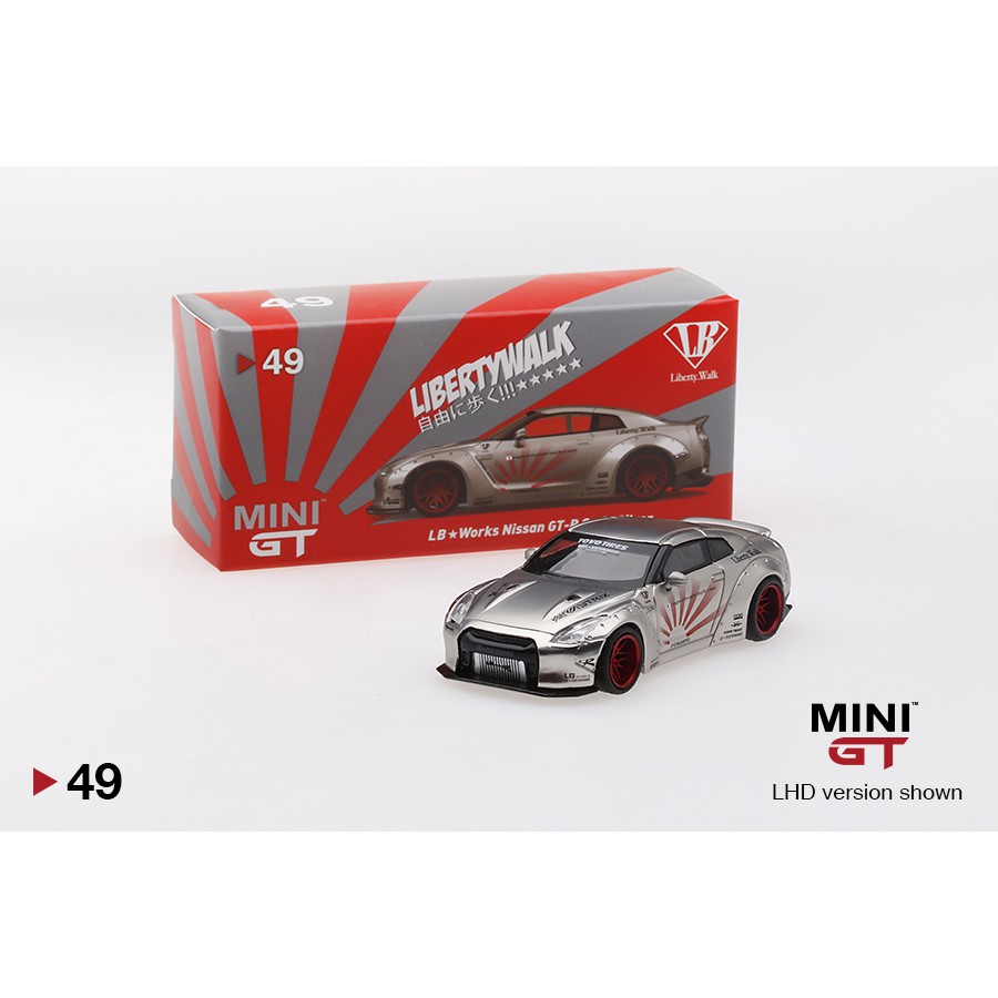 MINI GT LB☆WORKS Nissan GT-R (R35) Type 1 Rear Wing Version 2