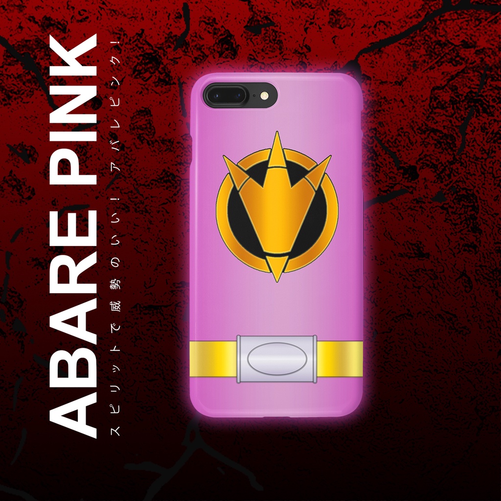 Abare Pink Bakuryuu Sentai Abaranger Tokusatsu Case All Types Of HP ...