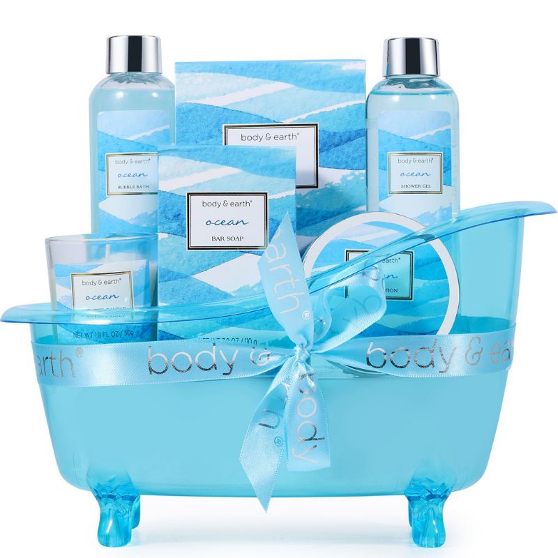 🔥 GIFT SET 🔥BODY& EARTH 7 Pcs Bath Gift Set for Women Hadiah Ibu Mertua