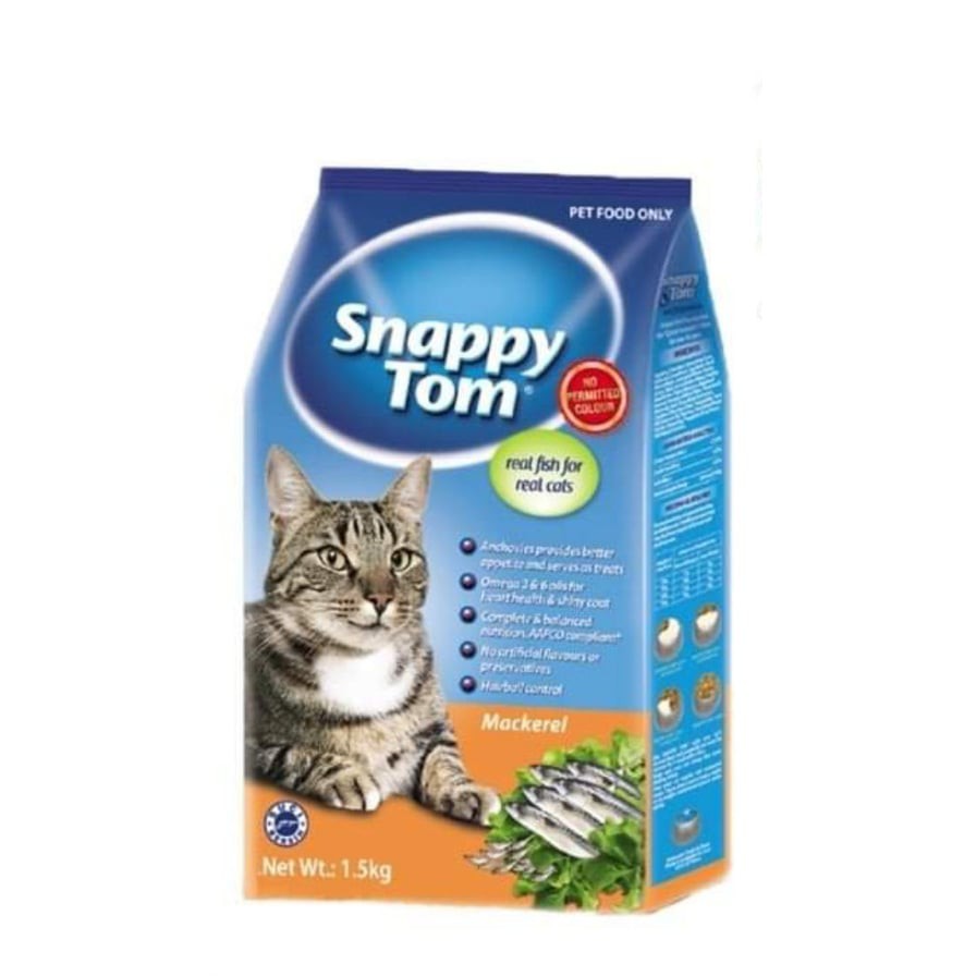 Snappy Tom(Ocean Fish/Salmon With Chicken）8KG Original Pack Dry Cat ...