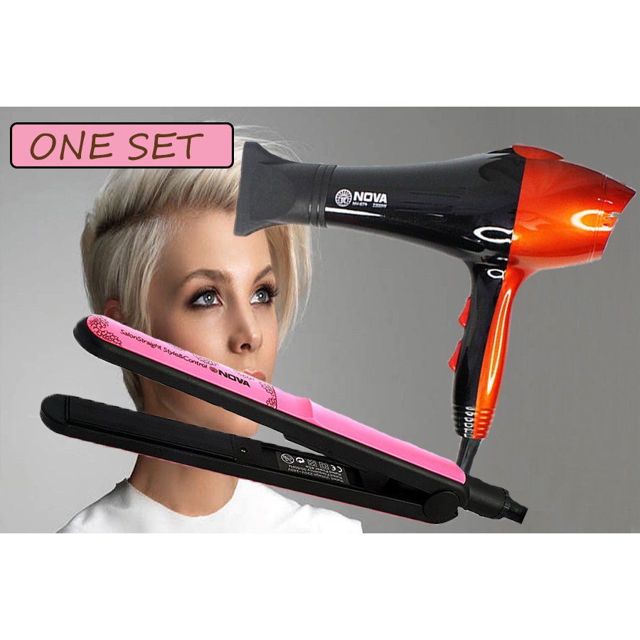 Hair iron outlet shopee