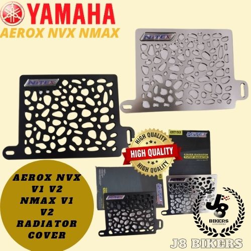 Yamaha motorcycle AEROX NVX V1 V2 NMAX V1 V2 Nitex Radiator Alloy Cover ...