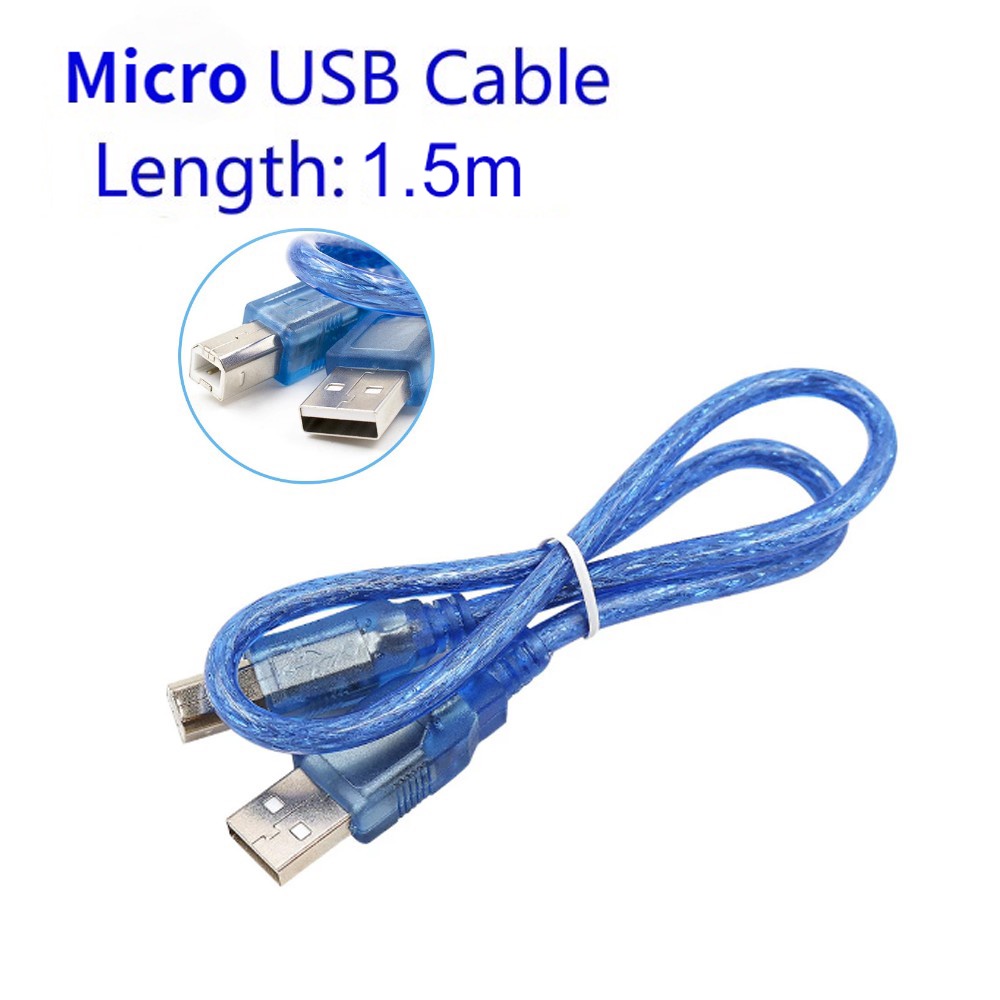 Arduino Mini / Micro / Square USB Cable UNO R3 / Mega 2560 / Nano / Due ...