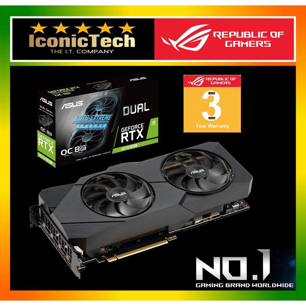 Asus dual 2070 online super evo