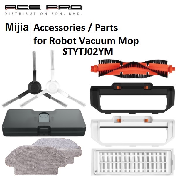 Filter For Xiaomi Mijia Robot Vacuum Mop 2S 3C Mi Robot Vacuum Mop P  Accessories Mop Cloths Main Side Brush XMSTJQR2S STYJ02YM