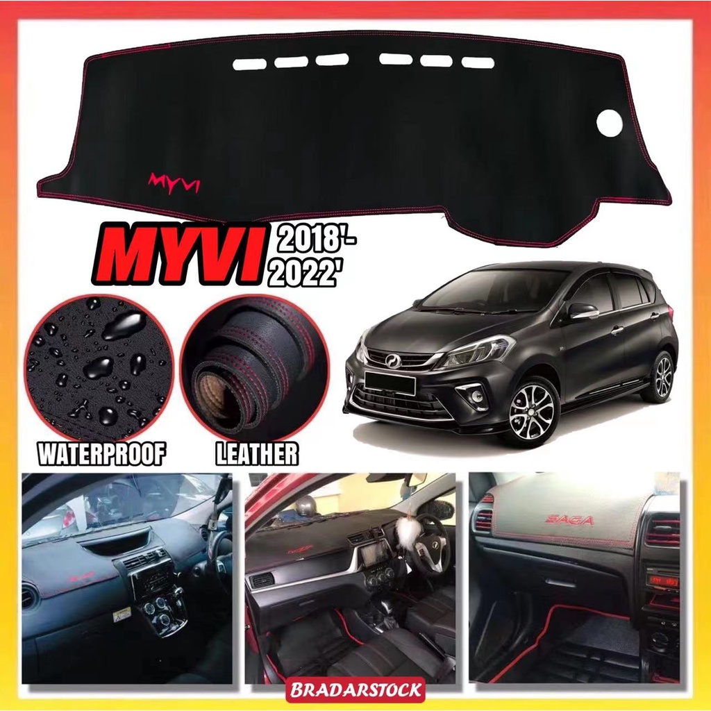 Perodua New Myvi 20182022 Leather Dashboard Cover Myvi PU Leather