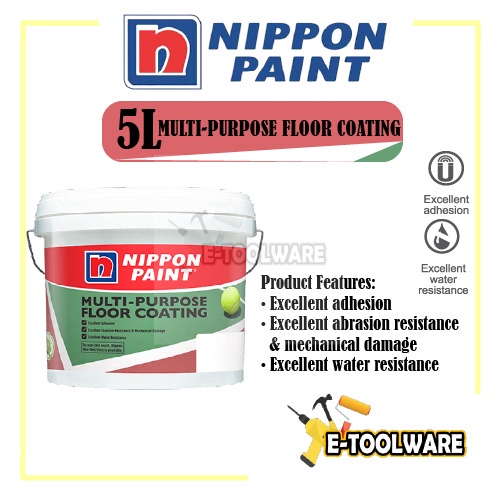 5L Nippon Paint Multi-Purpose Floor Coating | Shopee Malaysia