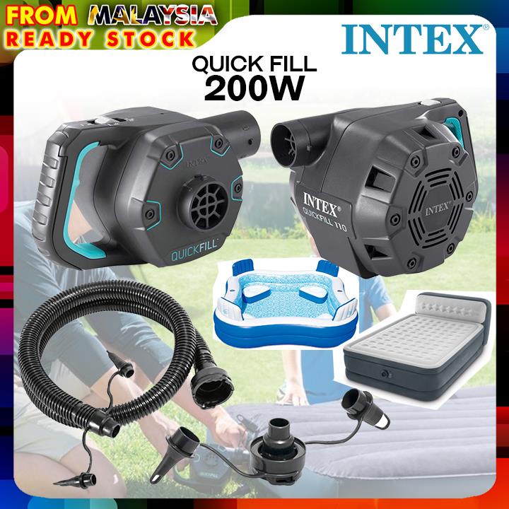 INTEX 66644 230 Volt QuickFill Ac Electric Pump Inflate Deflate