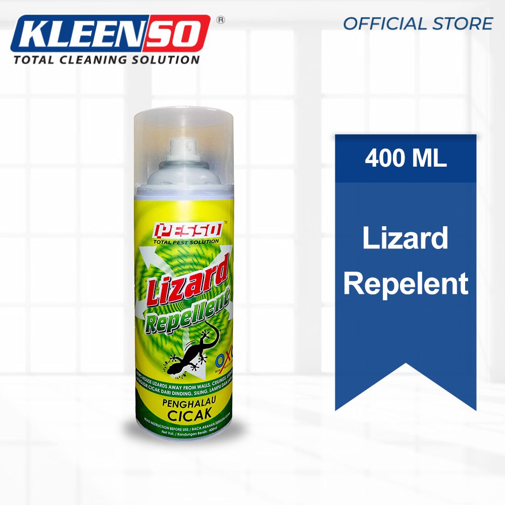 Pesso Lizard Repellent Aerosol Spray (400ml) Semburan Penghalau Cicak