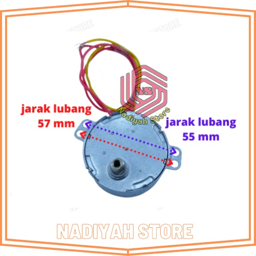 Motor Rotari Maspion Rotary Swing Synchronous Gearbox Motor Fan