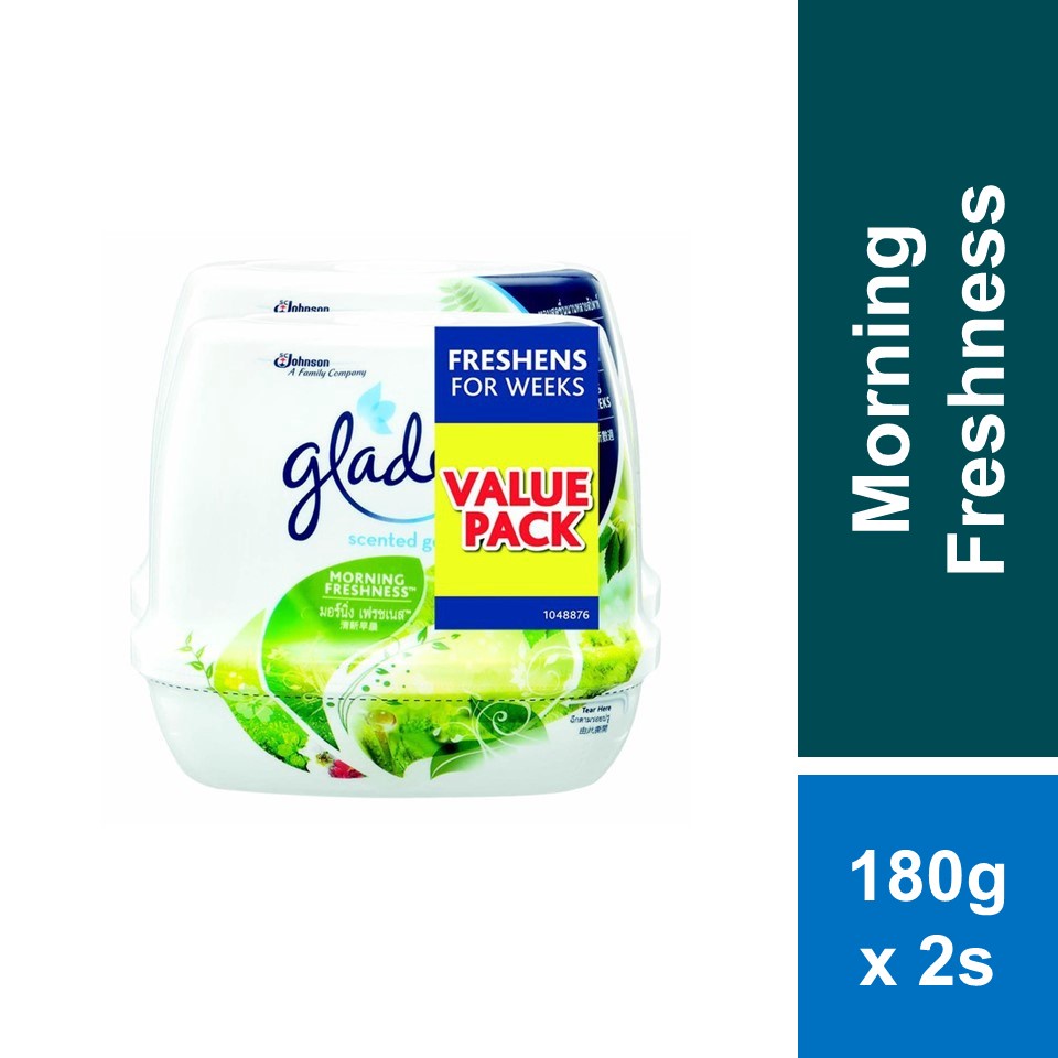 Glade Scented Gel Morning Freshness Twinpack 180g x 2s Shopee Malaysia