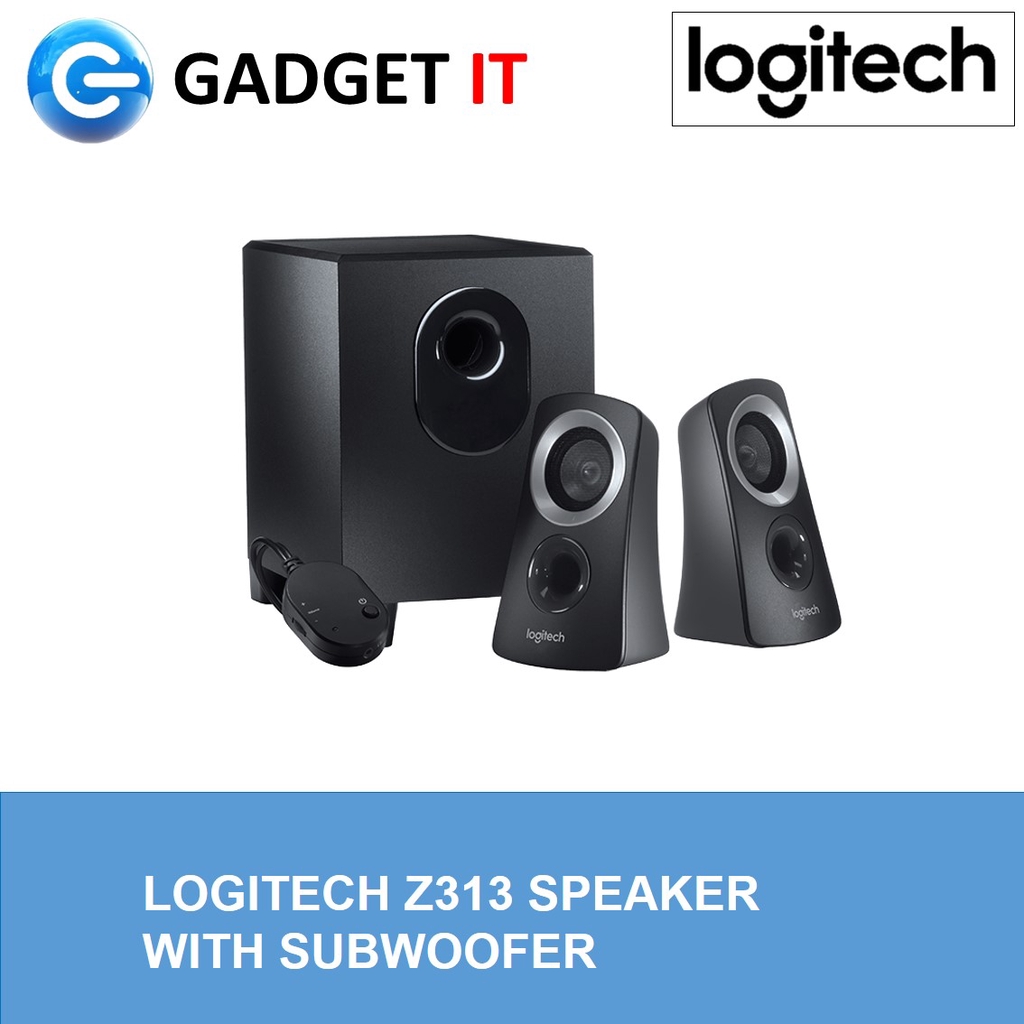 Logitech z313 2024 subwoofer control