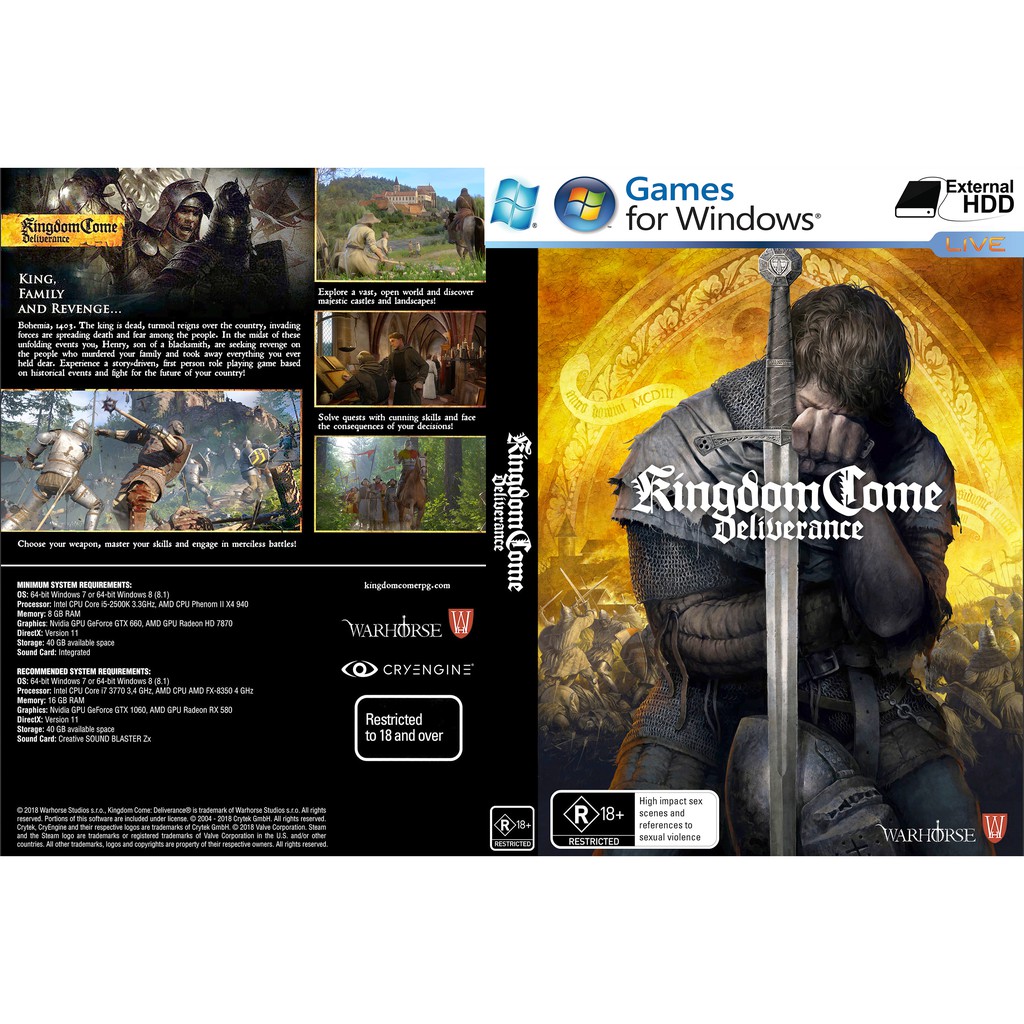 Kingdom Come: Deliverance PC GAME Offline [Pendrive INSTALLATION] | Shopee  Malaysia