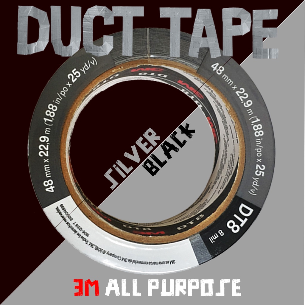 [3M Authorised Distributor]3M All Purpose Duct Tape DT8/Light Duty Duct Tape/Made in Canada