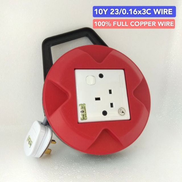 Extension Round Wire Box 10Y 23/0.16 x 3Core Wire 100% Full Copper Wire ...