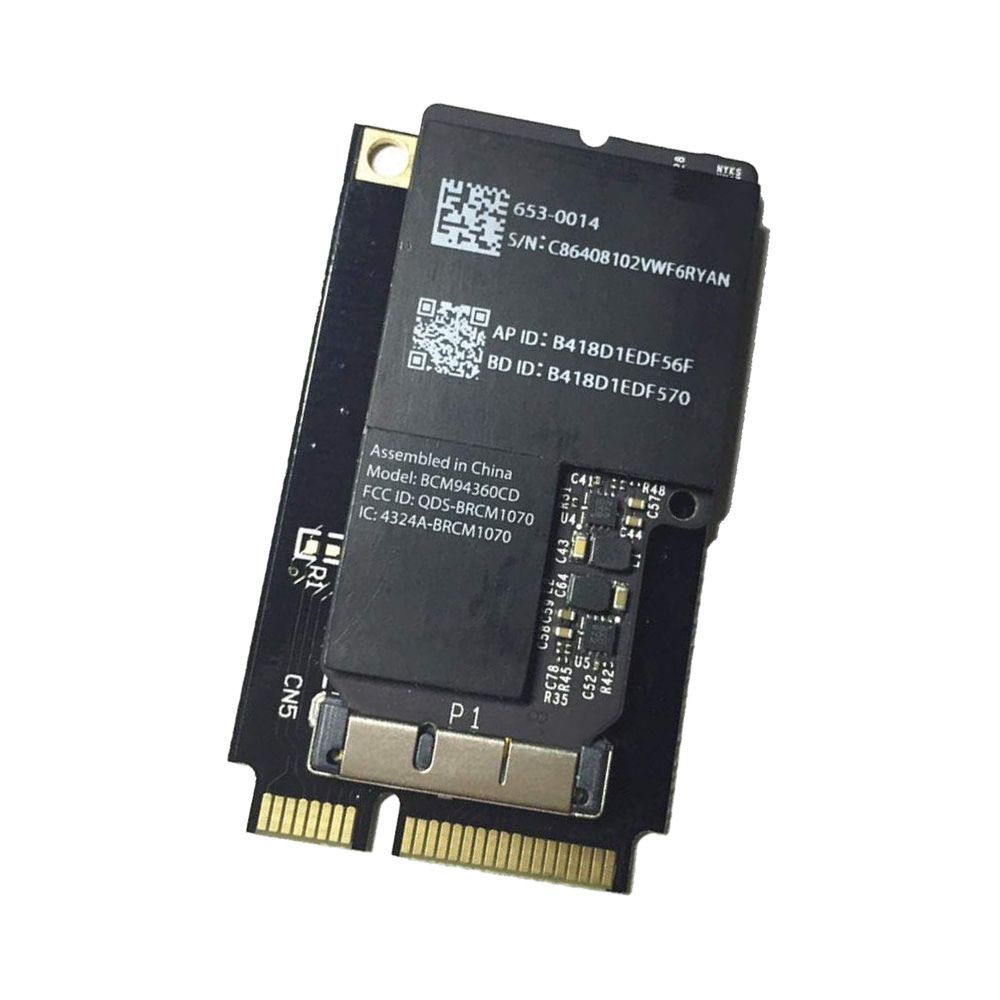 Apple Broadcom BCM94360CD 802.11ac Bluetooth4.0 Mini PCI-E WiFi Card (Card  Only)