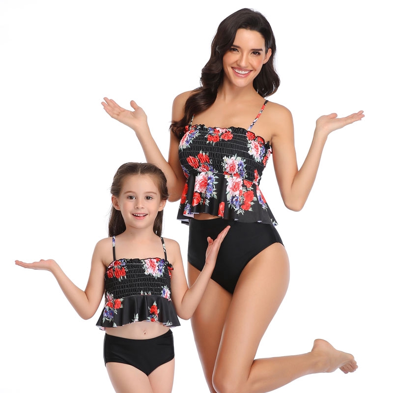 Matching bathing suits on sale for mom and daughter