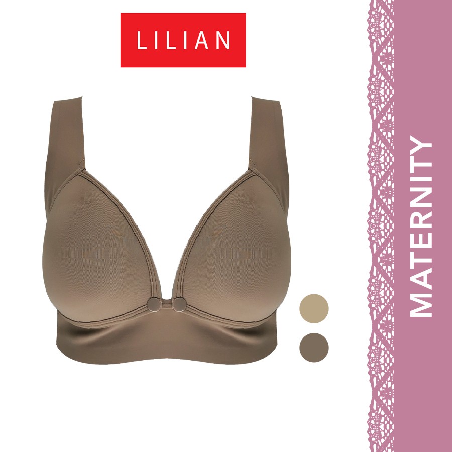 Lilian Wireless 3/4 Cup Moulded Maternity Nursing Bra With Front