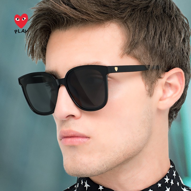 Rei Kawakubo Korean style sunglasses for men, anti-UV polygonal polarized  sunglasses for women, large frame, slim and trendy 3952