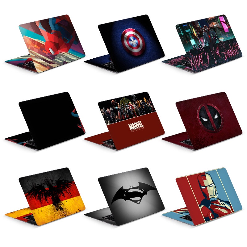 DIY Marvel shell superhero laptop skin laptop sticker 12/13/14/15/17 ...