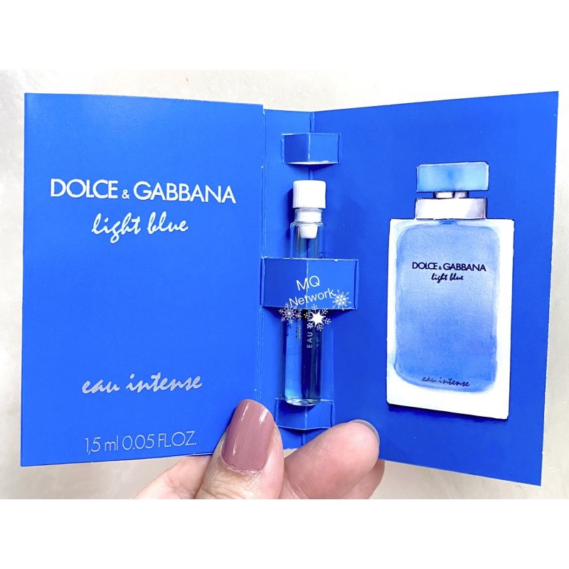 perfume 100 Original Sample Vials D G Light Blue Eau Intense EDP Women 1.5ml Shopee Malaysia