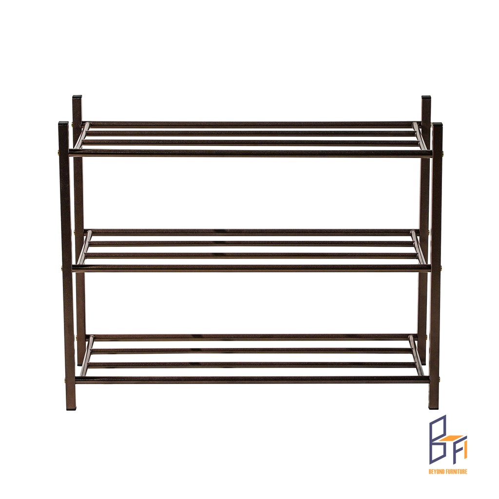 3 / 4 Tiers Metal Shoe Rack Shoes Organizer / Rak Bertingkat Rak Kasut