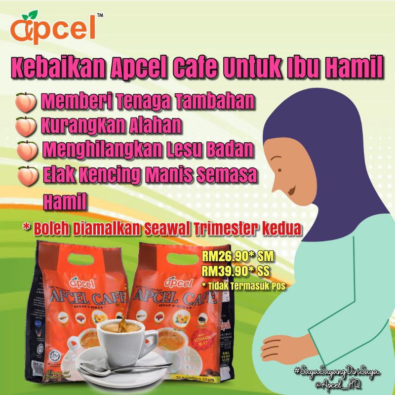 Apcel cafe minuman berkhasiat 1pax (20 sachet) | Shopee Malaysia