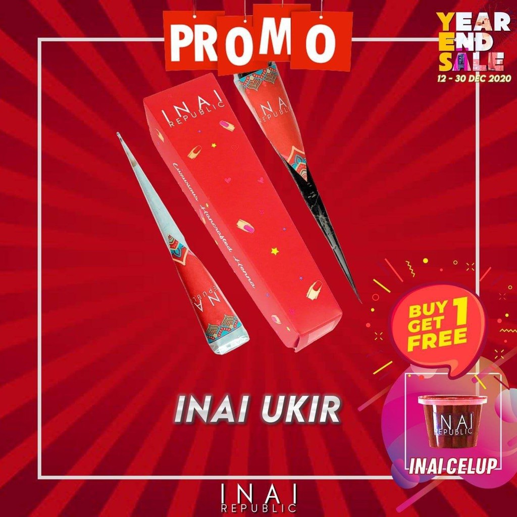 henna instant inai pengantin inai instant merah Inai republic pakej ...