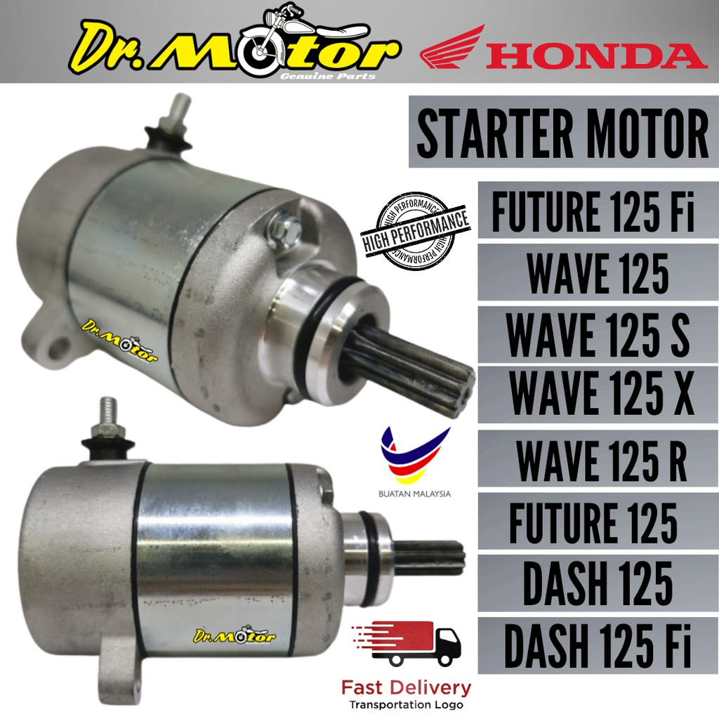 Starter motor hot sale honda wave 125