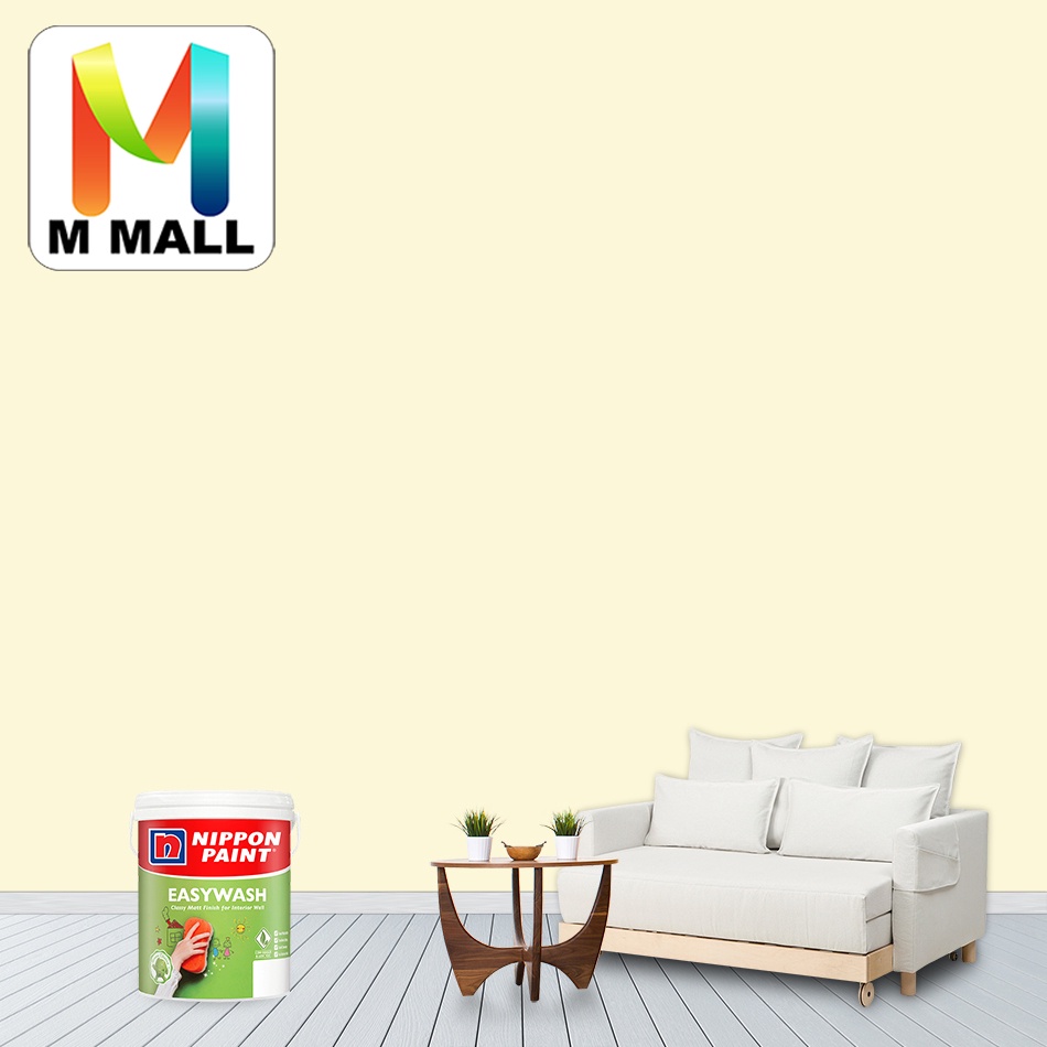 (10011027) 1L Nippon Paint Vinilex Easywash Timeless OffWhites