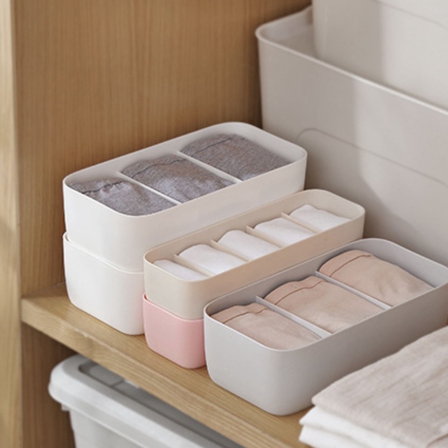 Wardrobe Drawer Toiletries Organizer Socks Underwears Stackable Storage ...