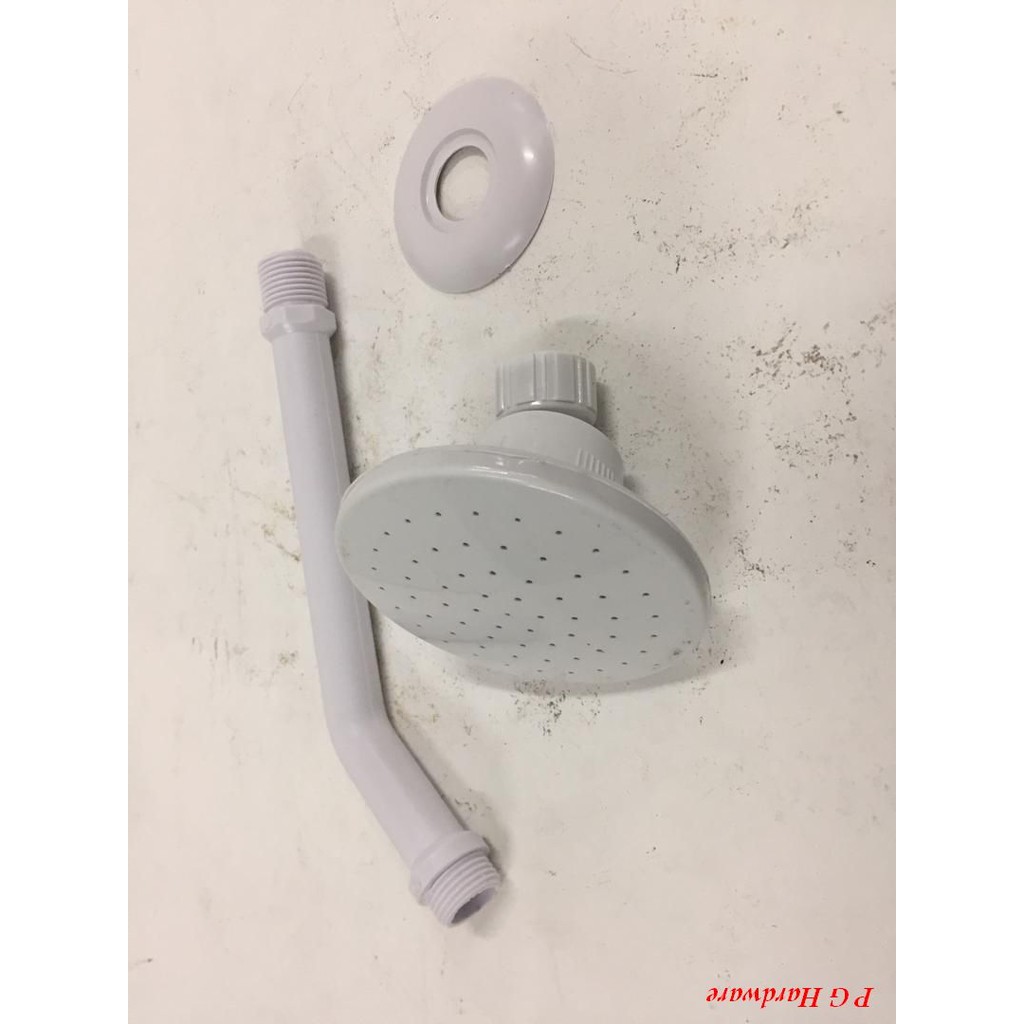 PVC Shower Rose c/w Arm @4'' | Shopee Malaysia