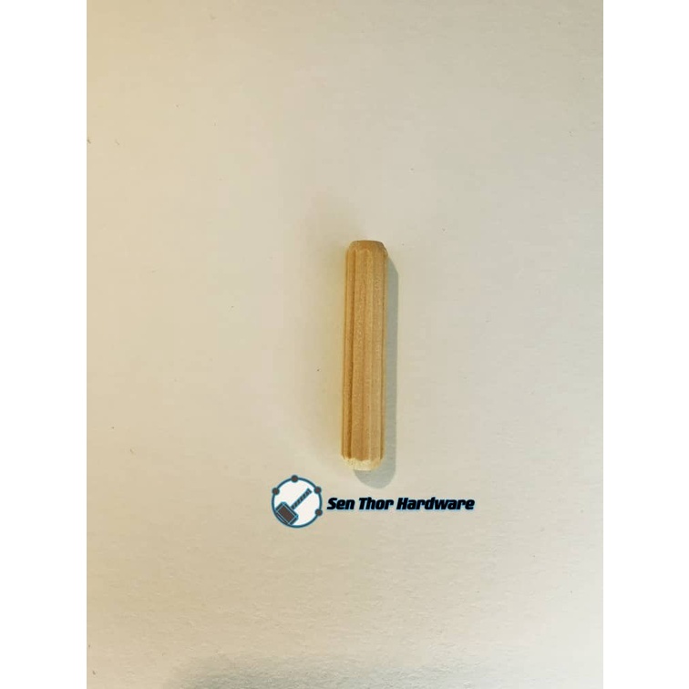 Woodworking Jointing Dowel Pin Wood Fluted 50pcsbag 木工圆木榫 Shopee Malaysia 