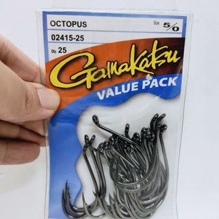Gamakatsu Octopus Fish Hooks - 25 Pack