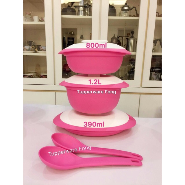 Tupperware Petit pink (3) | Shopee Malaysia