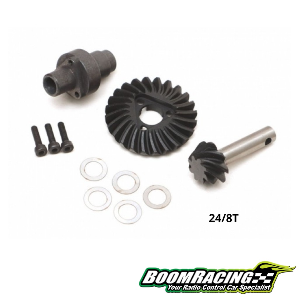 Boom Racing BR 955040 Heavy Duty Keyed Bevel Helical Overdrive Gear 24 ...