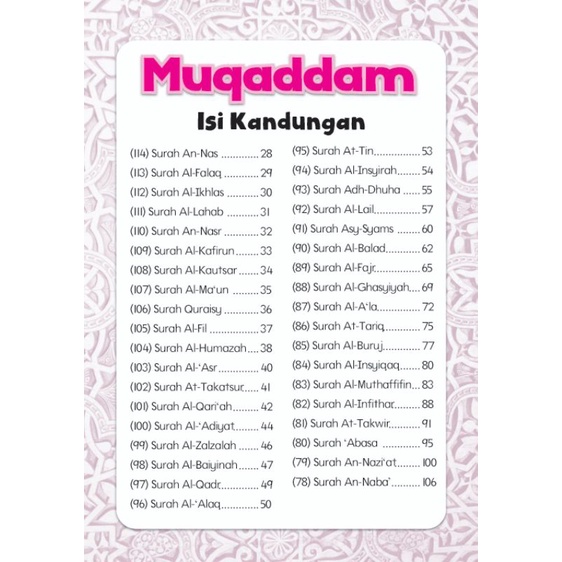 Buku Muqaddam Jom Belajar Iqra dan Juz Amma Lengkap dengan Rumi ...