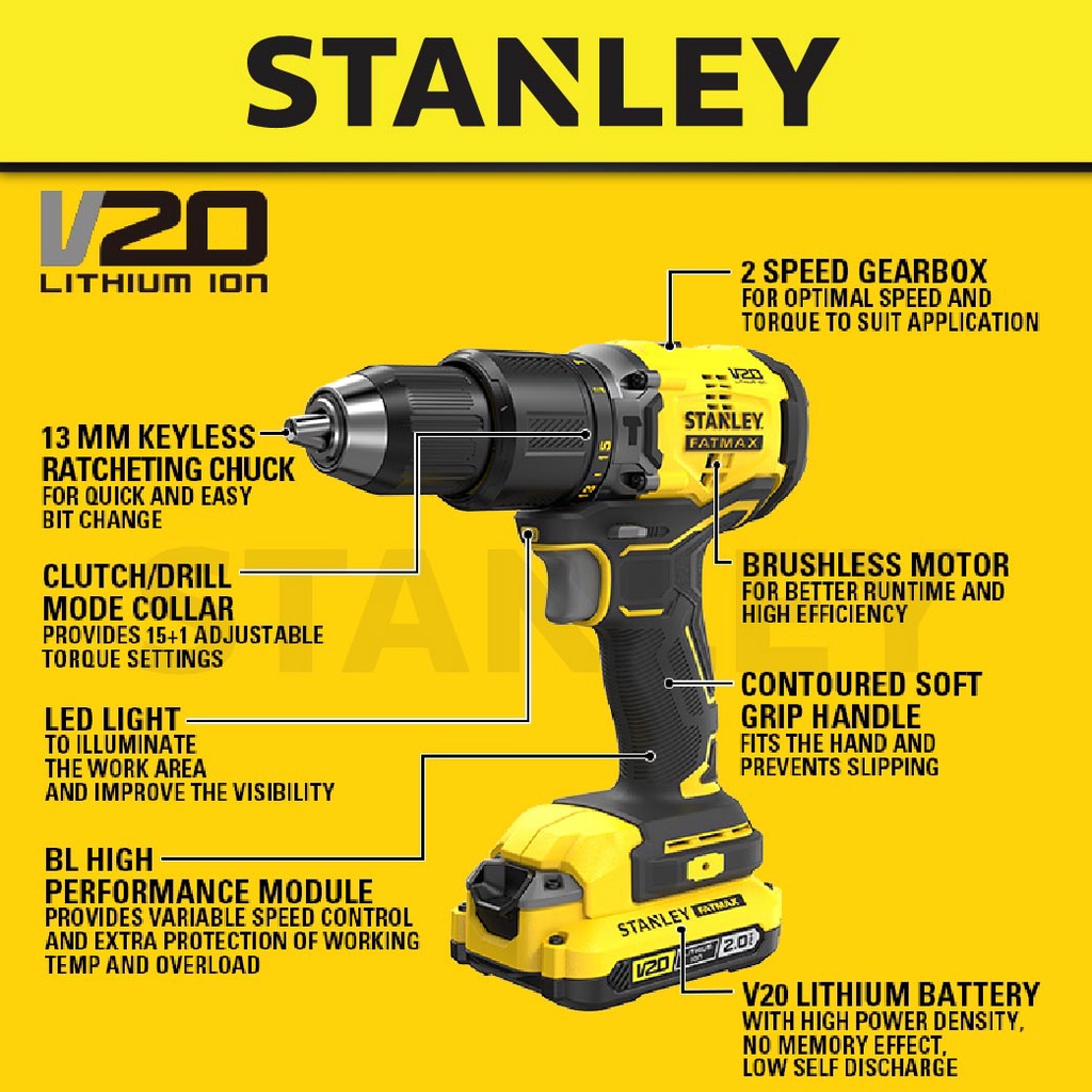 Domom 20 pcs drill driver hotsell