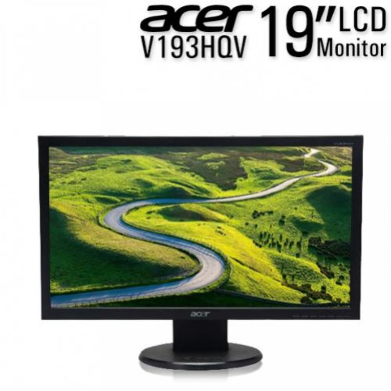 ACER MONITOR 19" V193HQV b FREE POWER CABLE VGA Shopee Malaysia