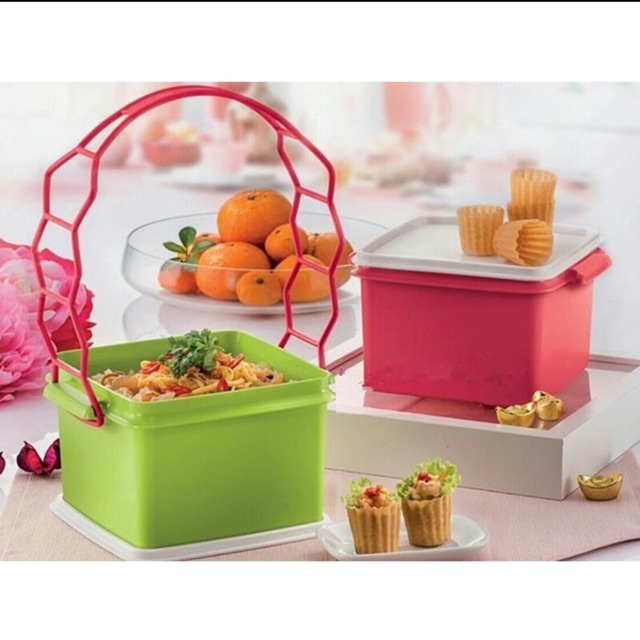 Tupperware double deep with carolior set | Shopee Malaysia