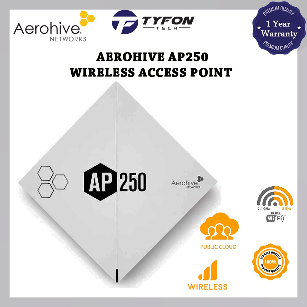 Aerohive AP250 Indoor Wireless Access Point (Refurbished) Shopee Malaysia