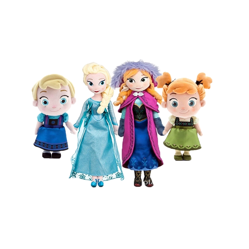 30cm/40cm/50cm Disney Frozen Disney Elsa Anna Toys Soft Plush Princess  Stuffed Toy Kids Doll Gift