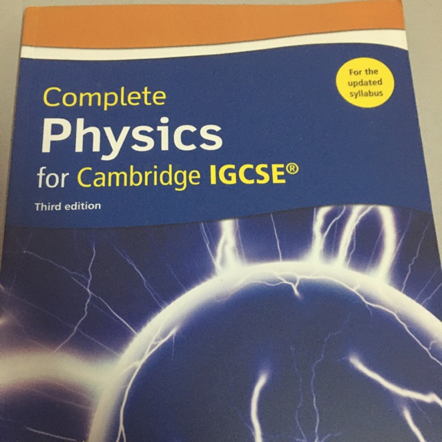 COMPLETE PHYSICS FOR CAMBRIDGE IGCSE (THIRD EDITION) | Shopee Malaysia