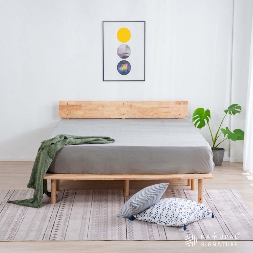Natural Signature 2532-1 Landmass Queen Bed Frame (Mattress size ...