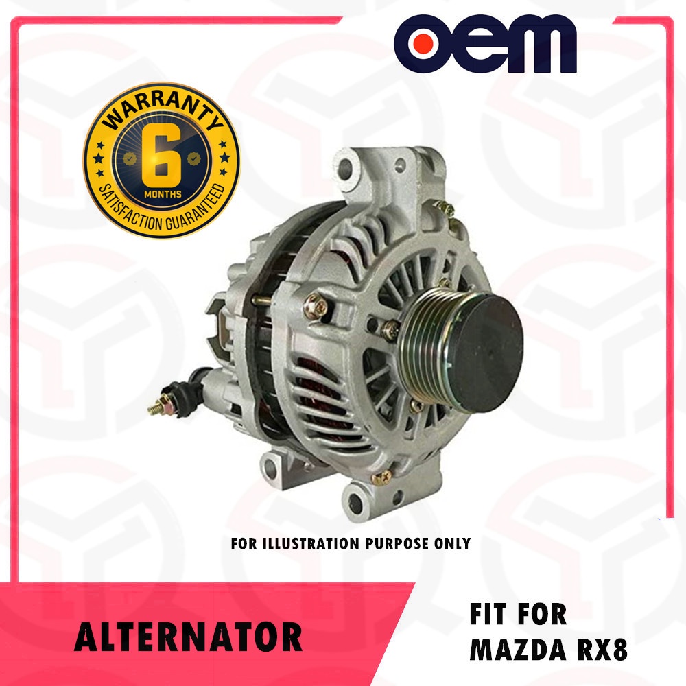 (NEW) MAZDA RX8 ALTERNATOR (L81318300) (6 MONTHS WARRANTY) Shopee