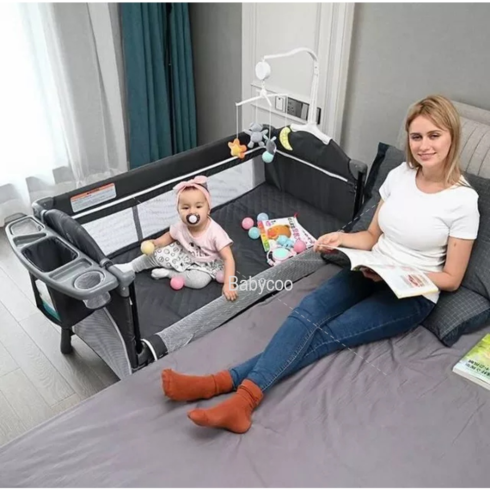 BROTISH Premium Quality Baby Cot & Playpen FREE mosquitoes net , diaper ...