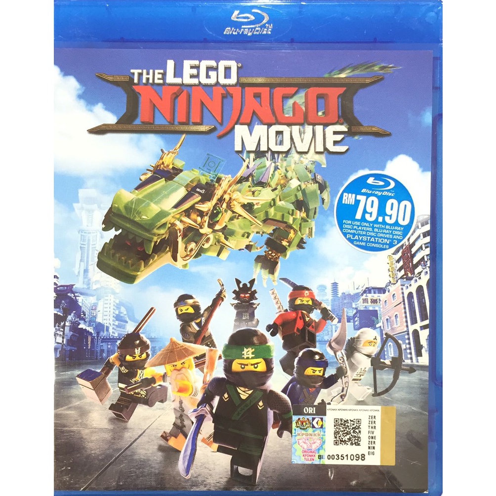 Blu-ray Movie The LEGO Ninjago Movie (Import 50GB) (2017) | Shopee