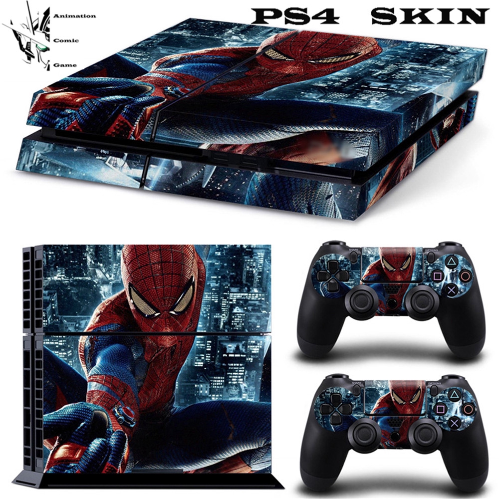 Multiple Styles Spiderman PS4 Skin Sticker Decal Video Game Console Playstation  4 Console Controller Skins - Spiderman | Shopee Malaysia