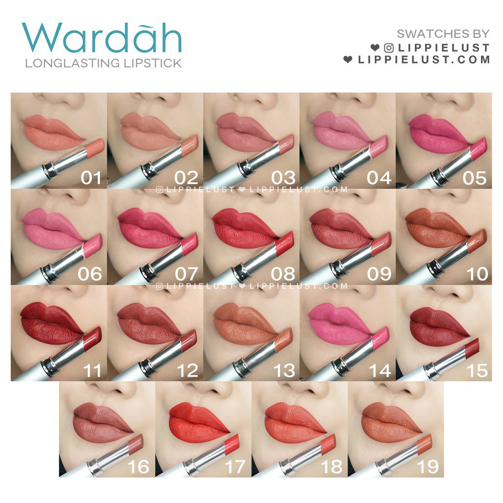 Wardah long outlet lasting lipstick