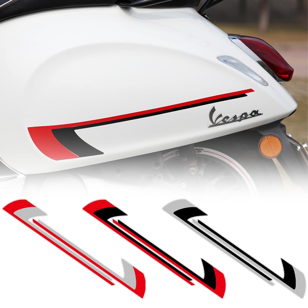 thumbnail image 2 of VESPA Red Sticker/Decal 75mm OVAL - HIGH GLOSS DOMED GEL - SCOOTER - MOPED 2 of 6